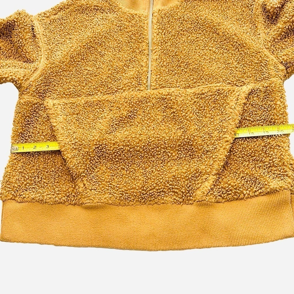 Joy Lab Sherpa Style Pullover, Size S, Gold - Picture 8 of 9